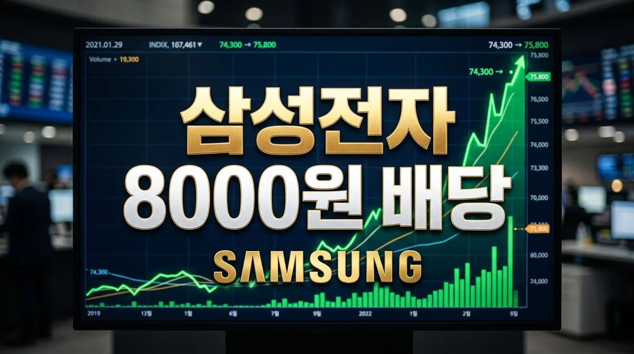 삼성전자 주당 8000원 배당잭팟 실현될까? 420만 주주 필독 분석