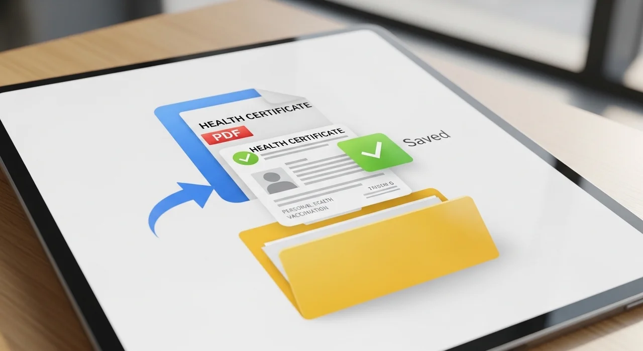 보건증 PDF 저장 및 모바일 확인 꿀팁