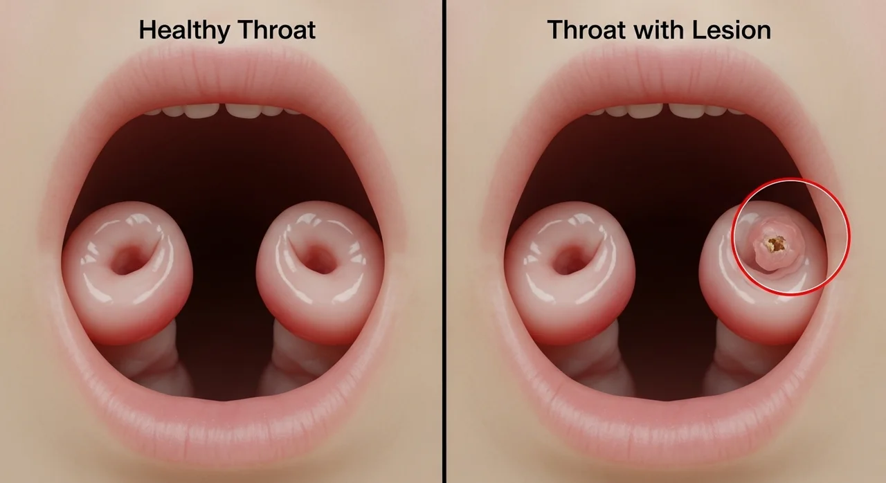 후두암과 단순 감기(인후염)를 구분하는 법