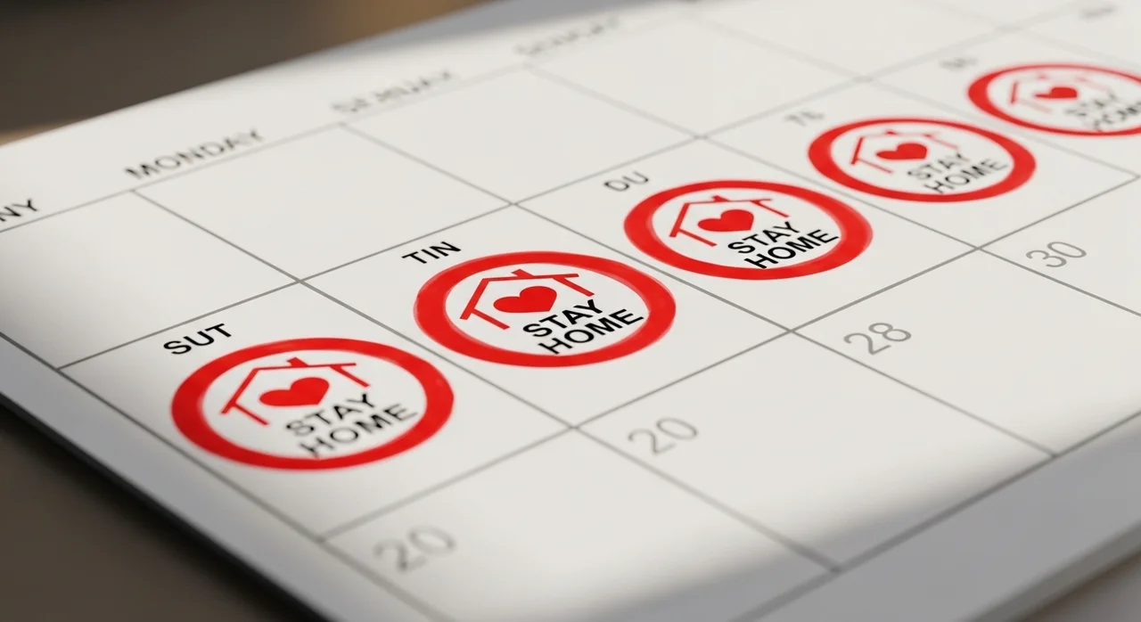 법적 격리 기간과 전염력 유지 기간