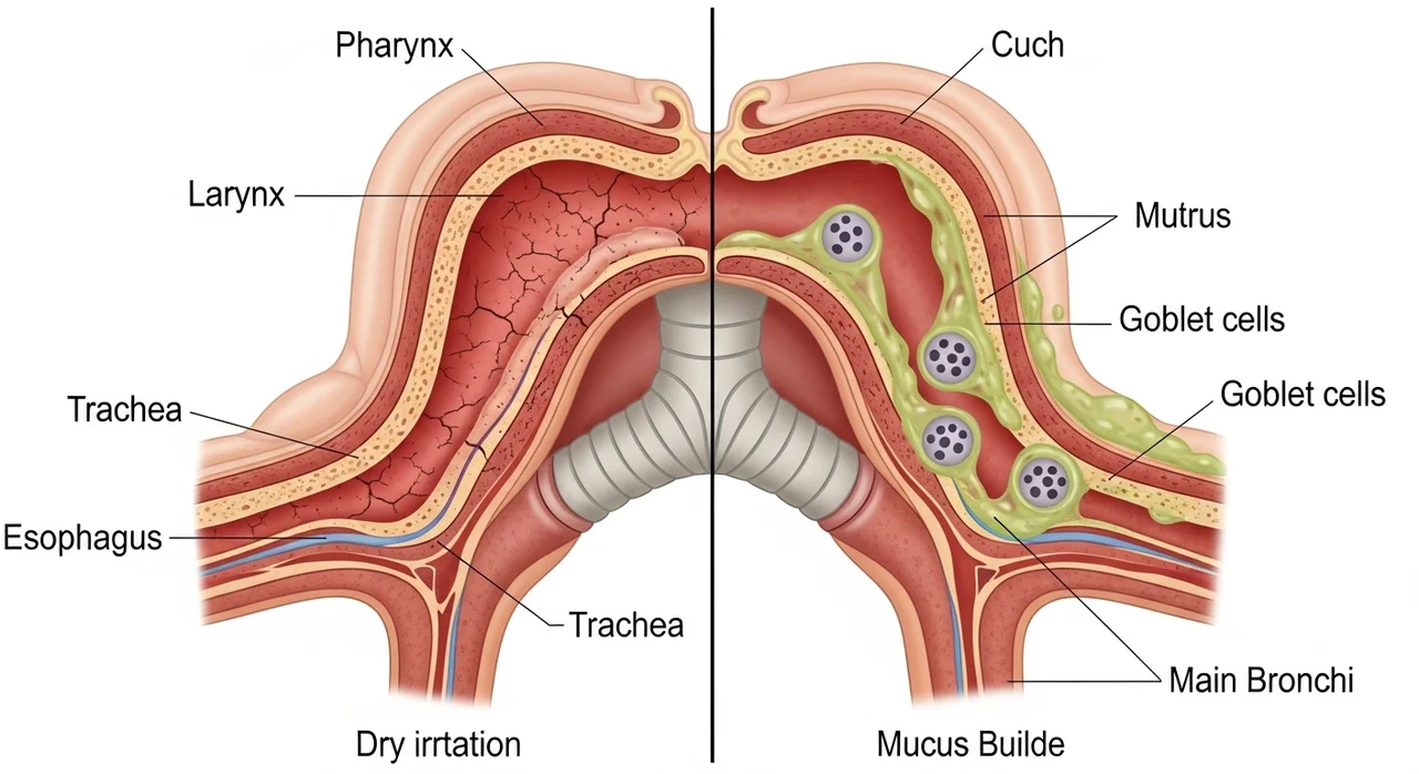 기침의 종류에 따른 맞춤형 관리법