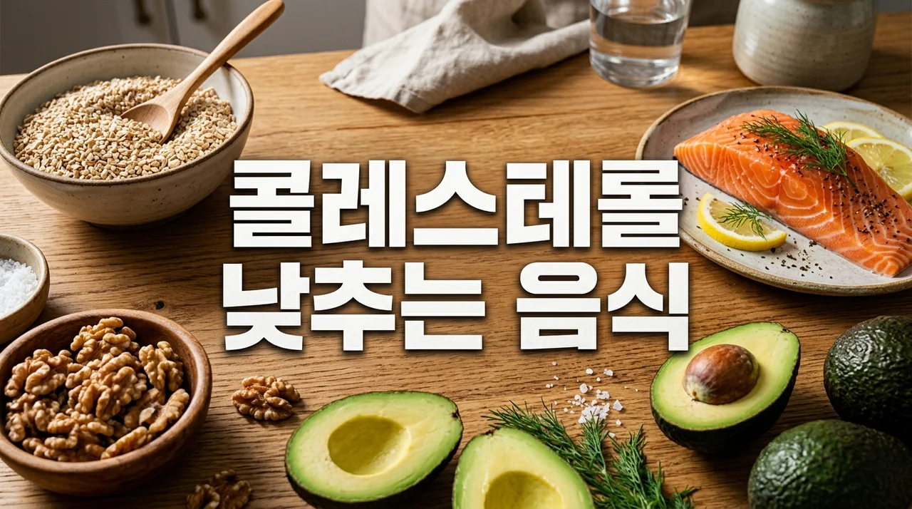 콜레스테롤 낮추는 음식 7가지와 수치 개선을 위한 식단 가이드