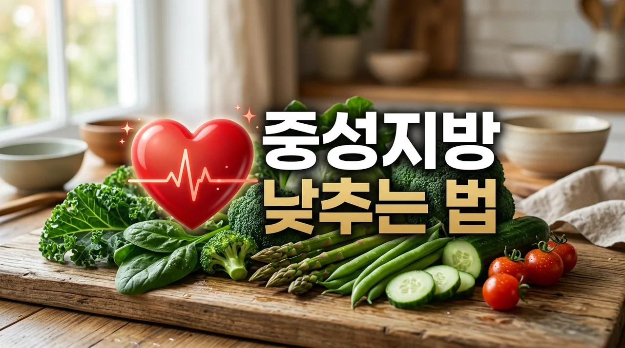 중성지방 낮추는 법: 정상수치 관리부터 식단, 영양제까지 총정리