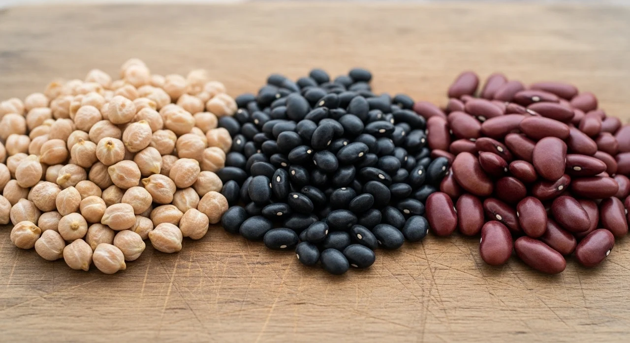 다른 콩류와의 영양 성분 비교