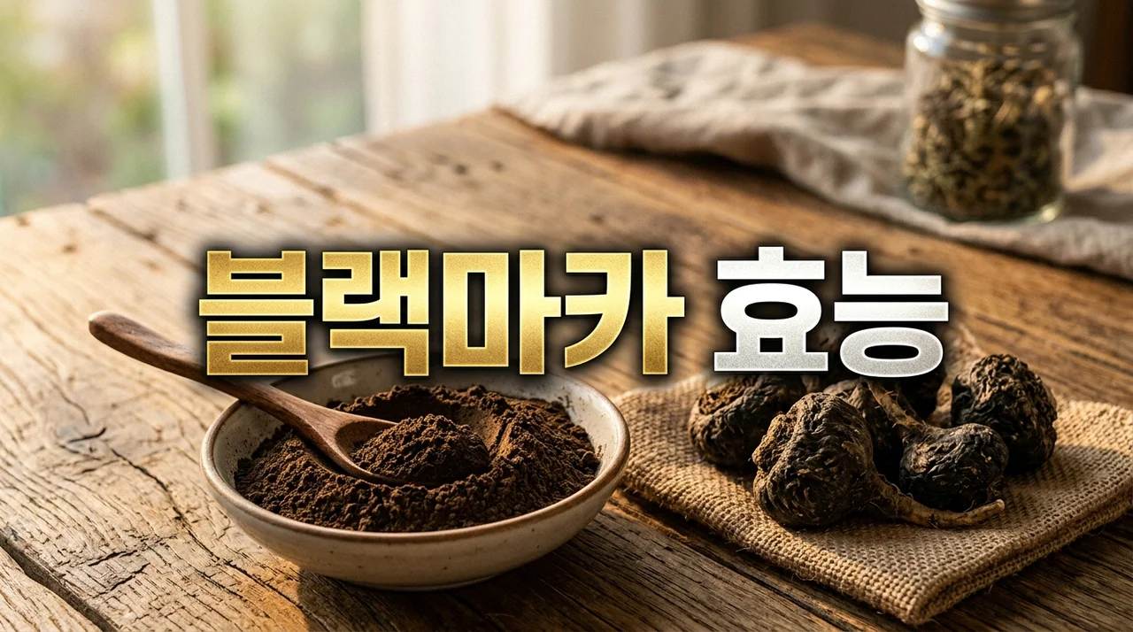 블랙마카 효능 7가지와 부작용 및 복용법: 남녀 건강 활력 가이드
