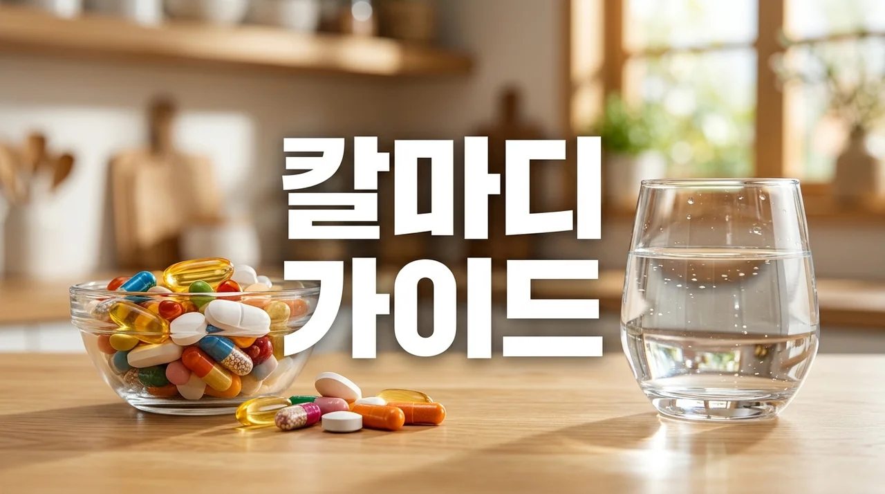 칼마디 효능 부작용 비교 및 임산부 복용 가이드 (2026 최신)