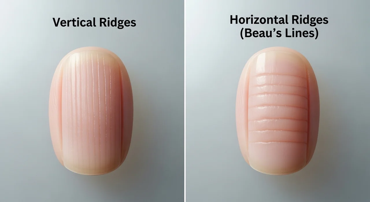손톱 가로줄과 세로줄, 무엇이 다른가요?