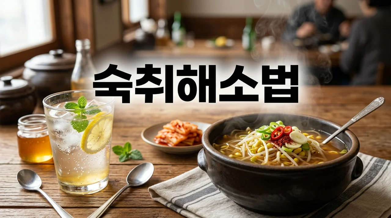 숙취해소법 완벽 가이드: 술 빨리 깨는 음식과 머리 아플 때 대처법