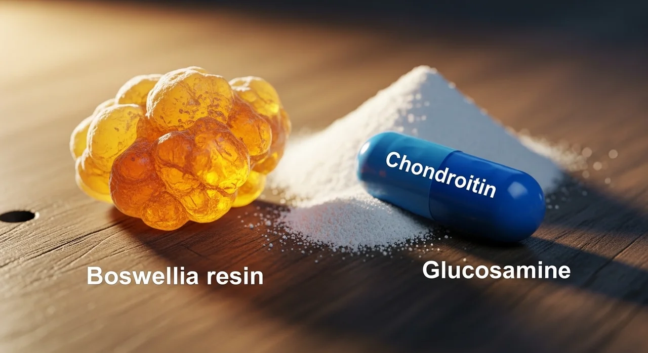 보스웰리아, 글루코사민과의 시너지 효과