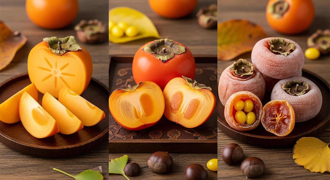 단감, 홍시, 곶감의 영양 차이 분석