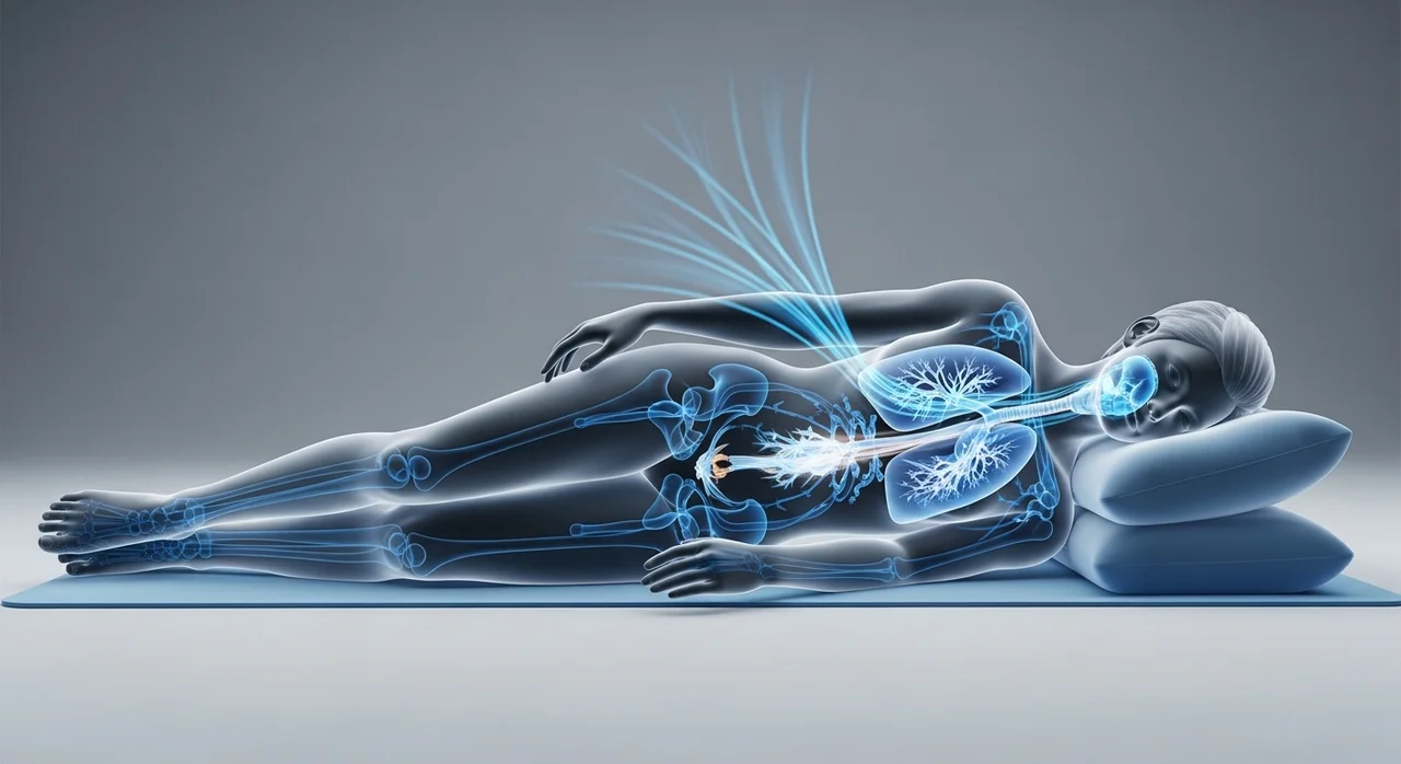 가래 배출을 돕는 올바른 자세