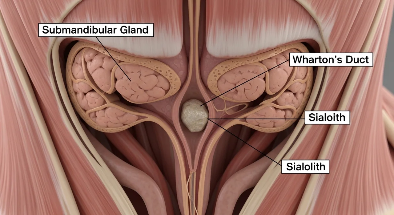 침샘 질환으로 인한 턱부음: 침샘염과 타석증