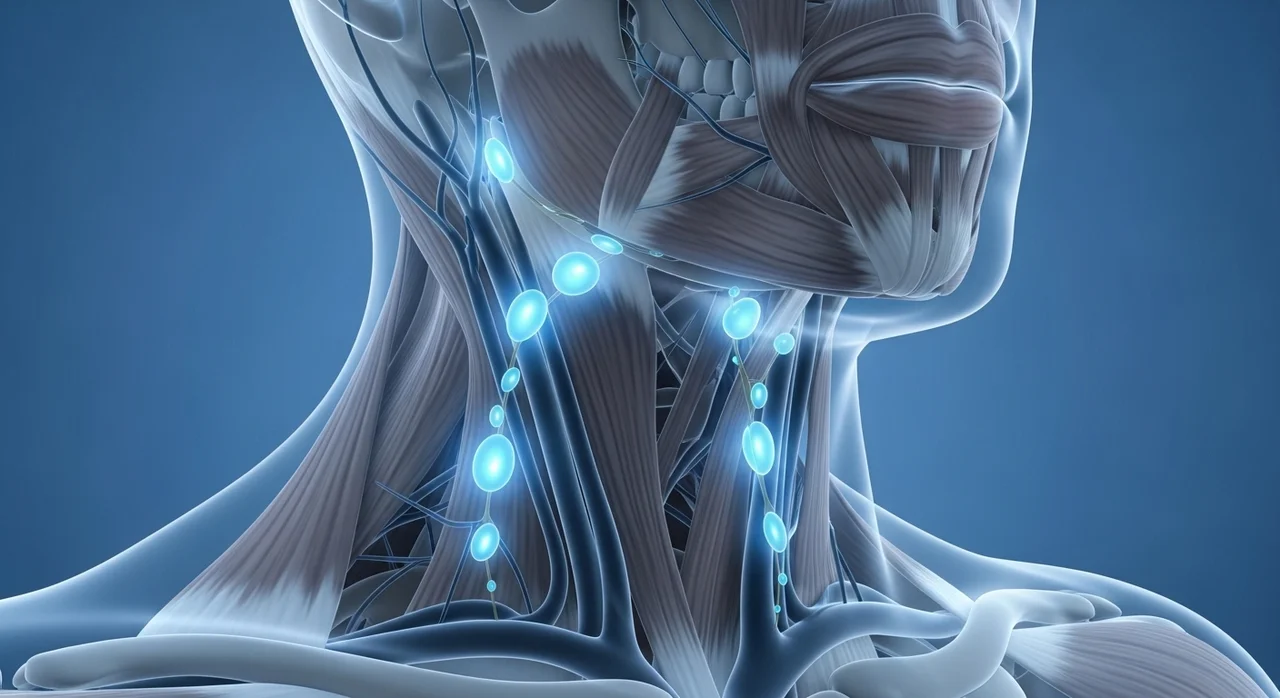 면역력의 신호, 림프절염에 의한 턱부음