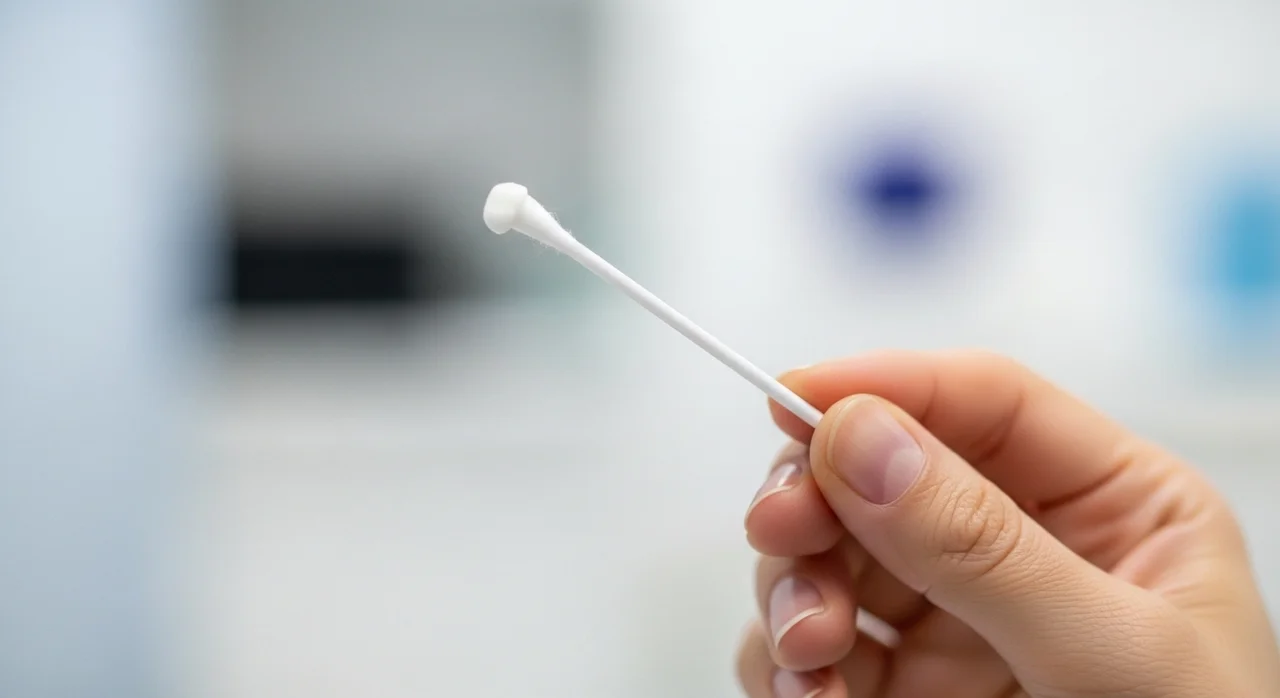 올바른 연고 도포 방법 (면봉 활용법)