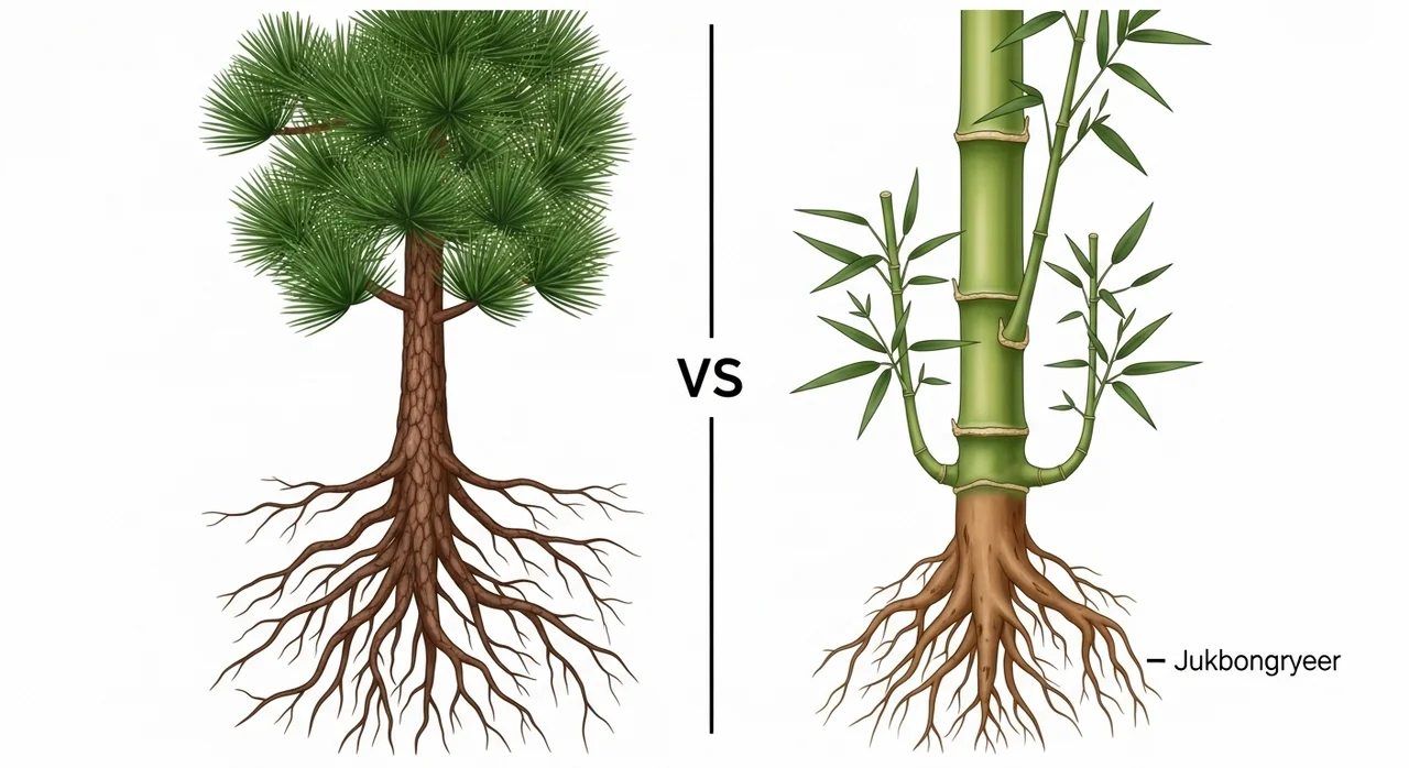 일반 복령과 죽봉령의 차이점 비교