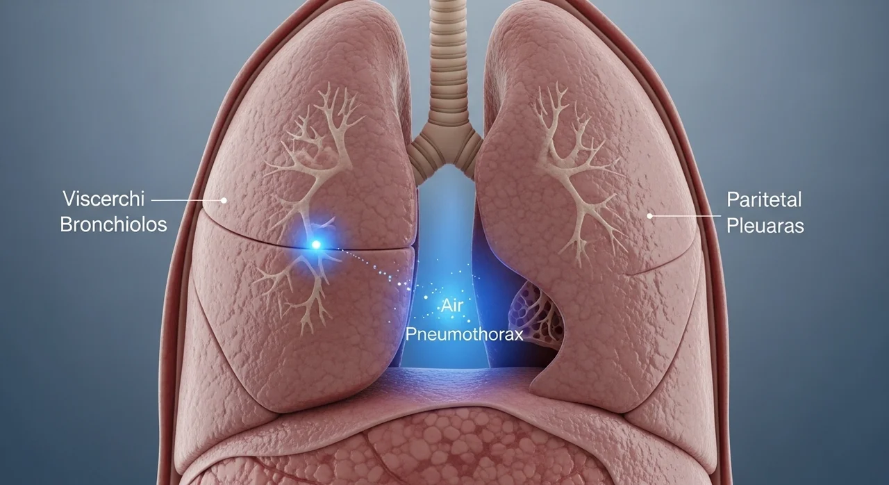 숨 쉴 때 콕콕 찌르는 통증: 기흉과 늑막염
