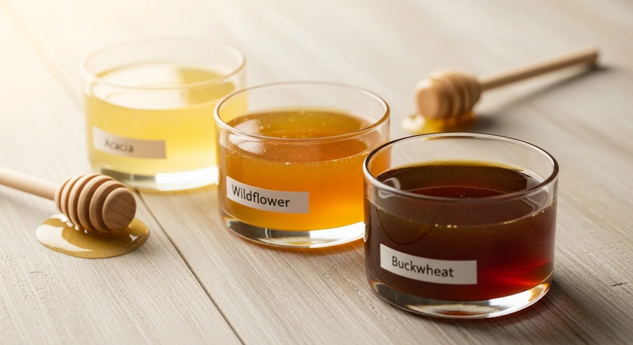 종류에 따른 꿀의 특징: 아카시아, 야생화, 마누카