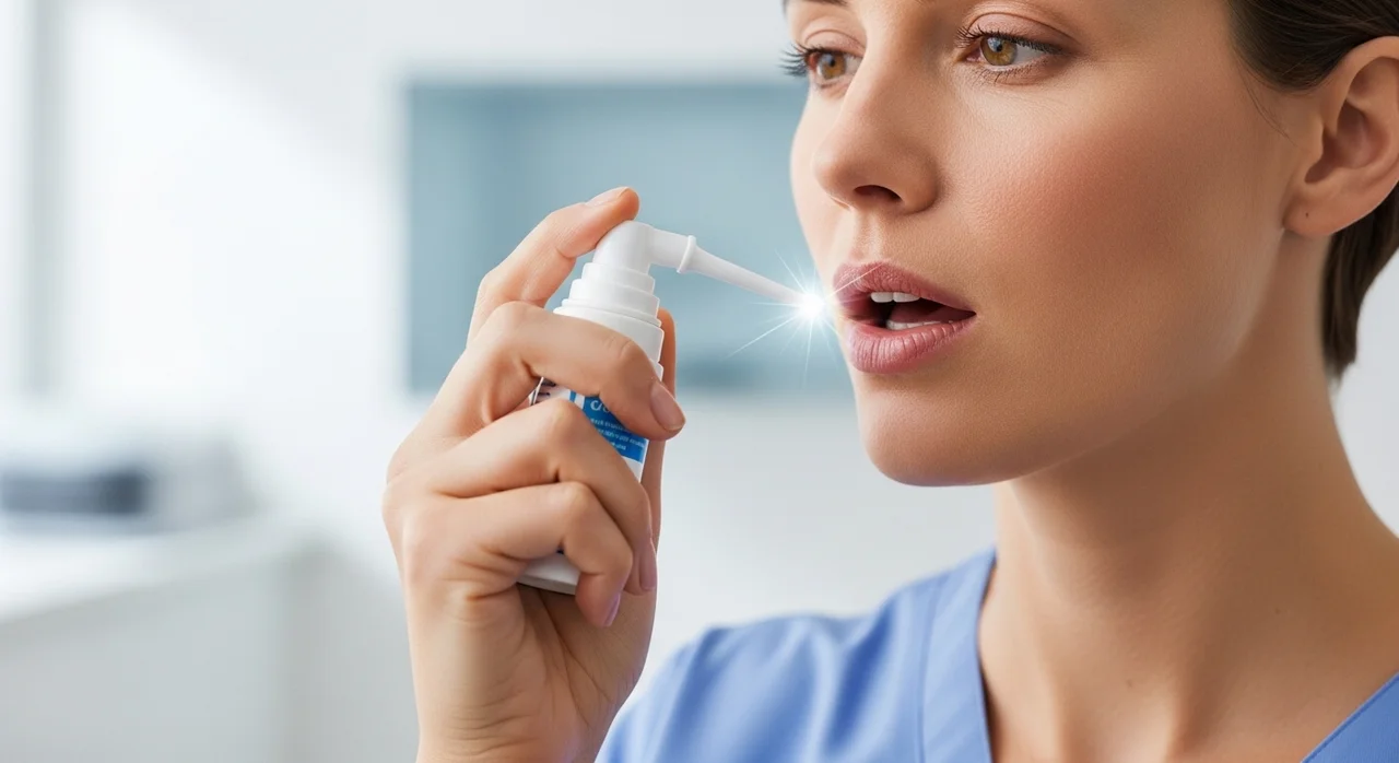 뿌리거나 가글하는 타입의 편리한 입병약