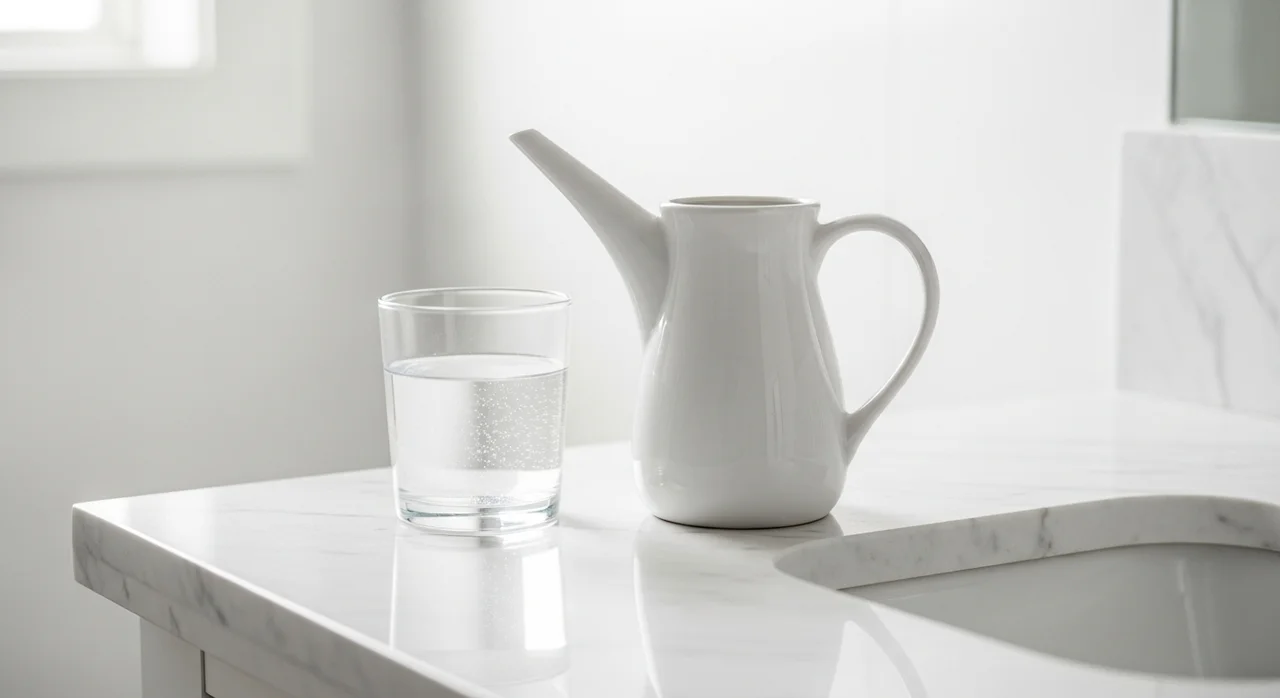 4. 소금물 가글과 코 세척