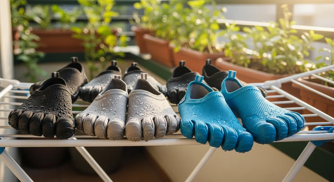 발가락 신발 관리 및 세탁 방법