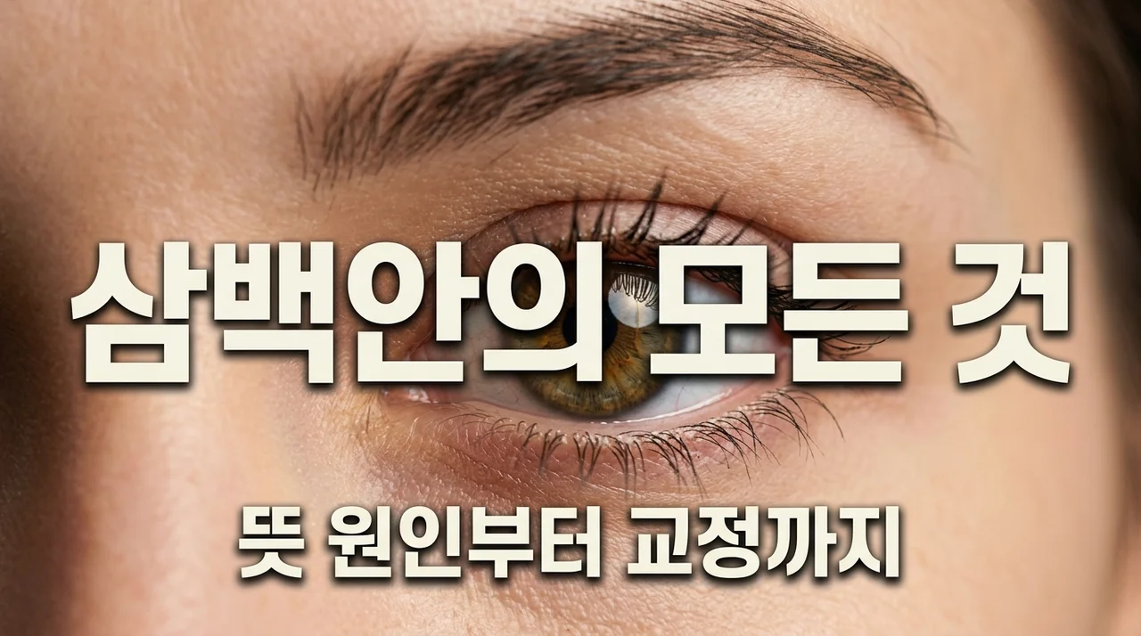 삼백안 뜻 원인 교정 방법 | 관상 연예인 특징 무조건 나쁜 눈일까?
