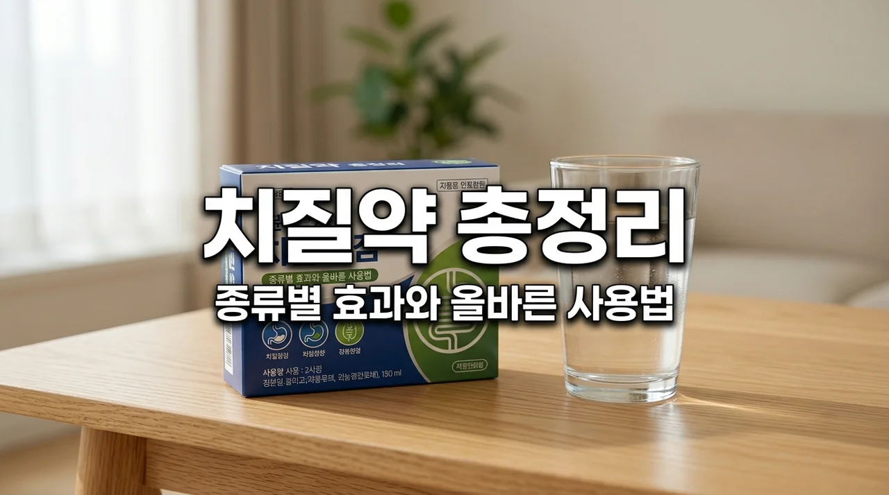 치질약 추천 및 종류 비교! 먹는 약 vs 바르는 연고 효과 총정리