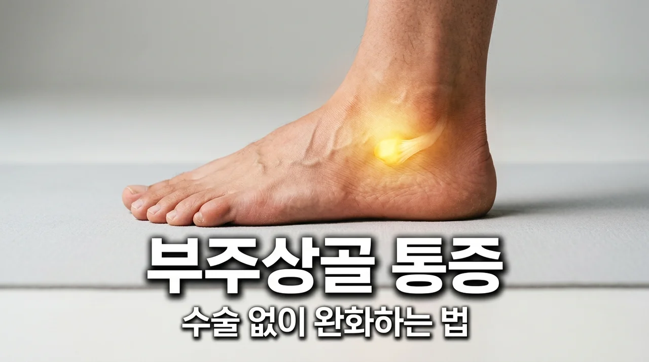 부주상골증후군 깔창 효과 있을까? 수술 없이 통증 줄이는 5가지 방법