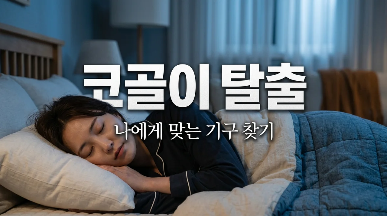 코골이방지기구 추천 및 효과 비교: 나에게 맞는 꿀잠 아이템 찾기