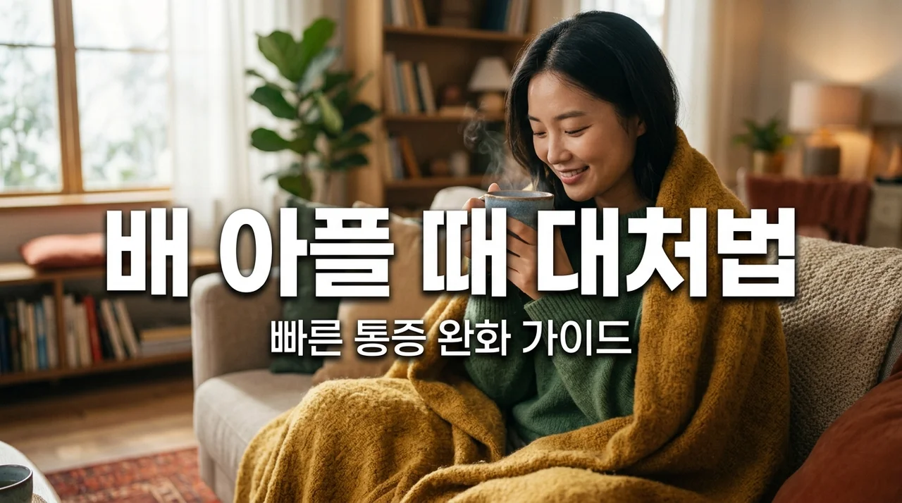 배아플때대처법 5가지와 원인별 맞춤 해결책 완벽 가이드