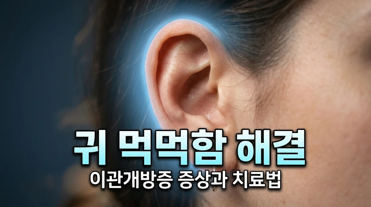 이관개방증 증상과 자가진단법, 귀 먹먹함 해결을 위한 5가지 치료법