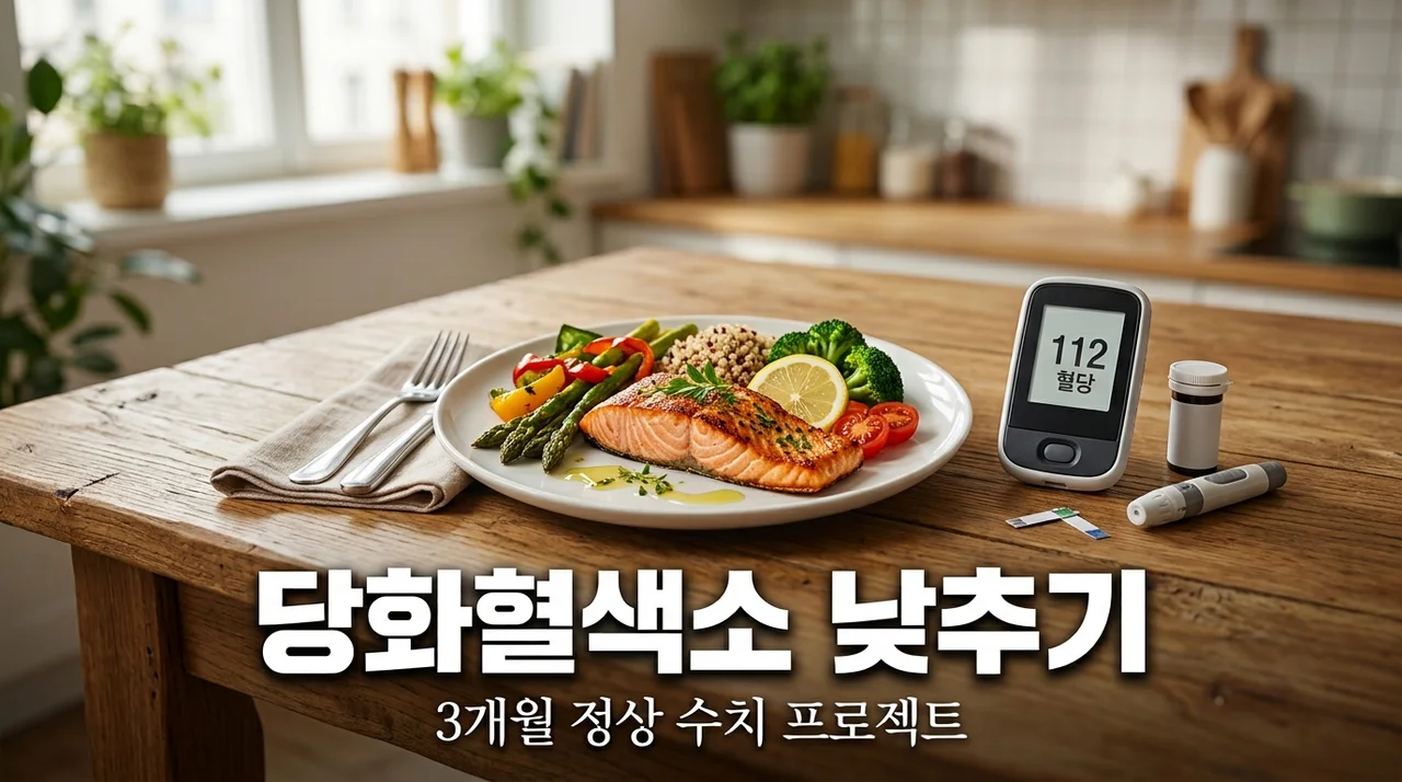 당화혈색소 낮추기 3개월 만에 정상 수치 만드는 핵심 비법 5가지