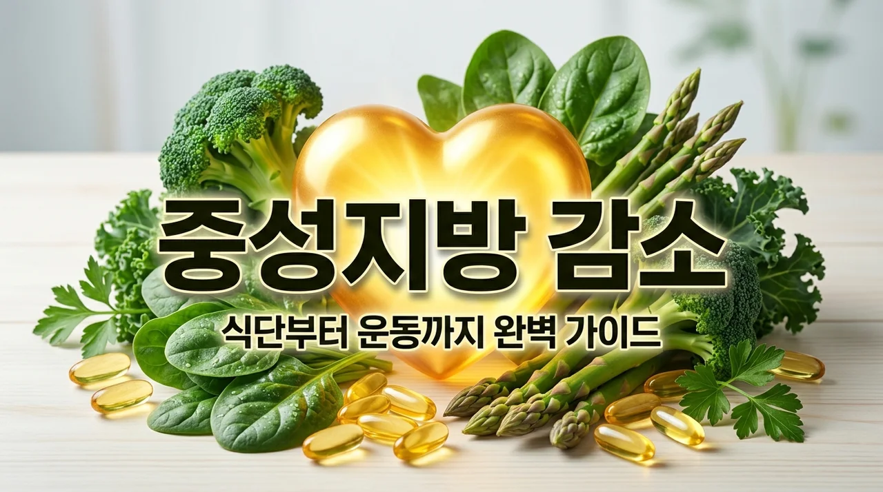 중성지방낮추는법 3단계 요약: 수치 50% 낮춘 검증된 식단과 운동법