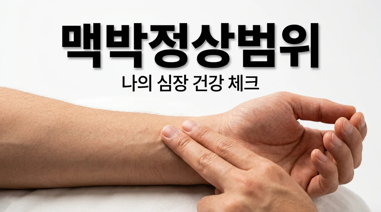 맥박정상범위 수치 총정리! 연령별 성인 노인 맥박수 측정법 및 주의사항