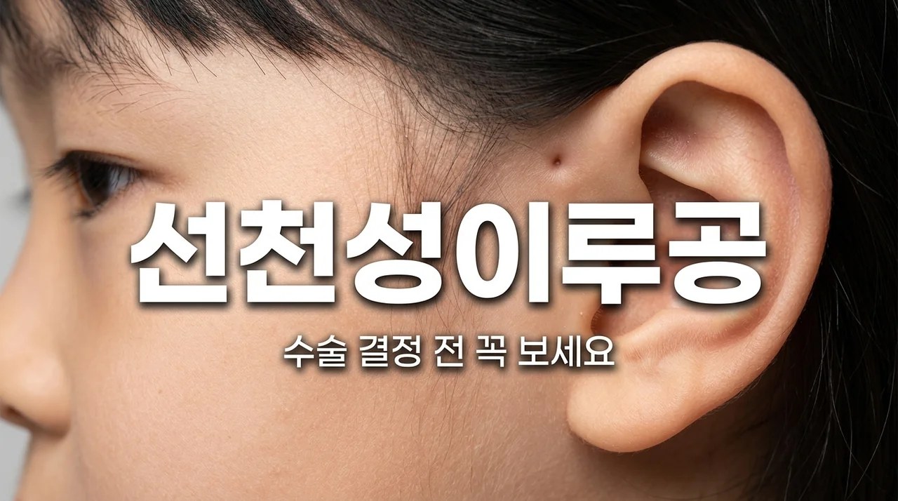 선천성이루공 수술 꼭 해야 할까? 증상부터 관리법까지 완벽 가이드