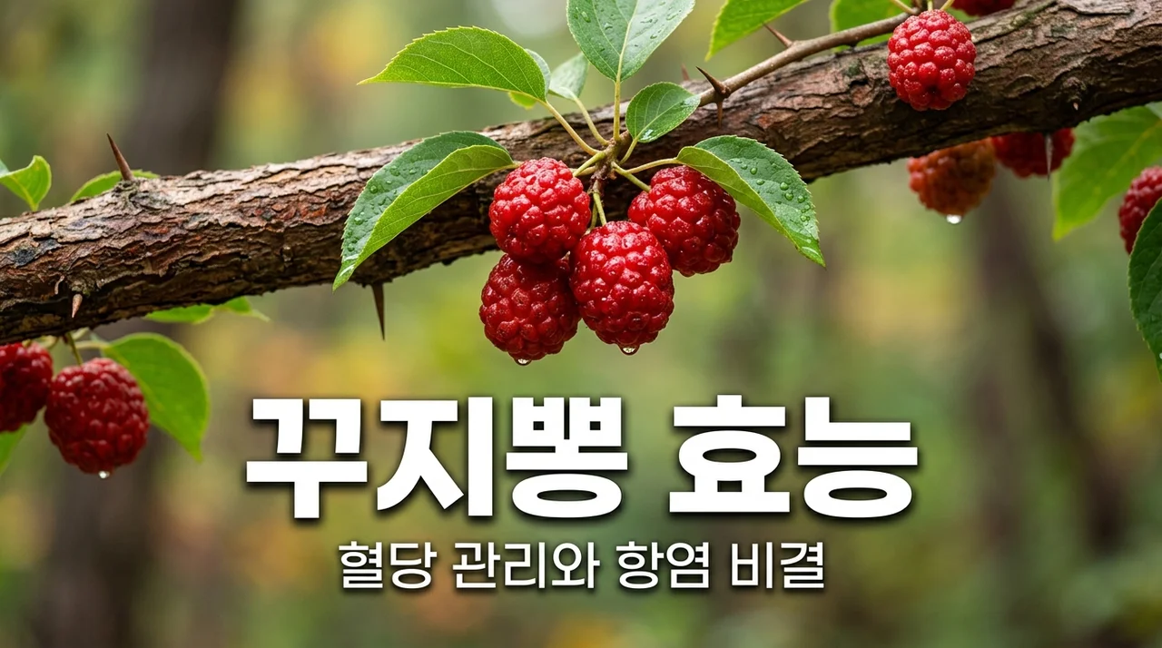 꾸지뽕 효능 7가지와 먹는법 총정리 (혈당·염증 관리 비결)