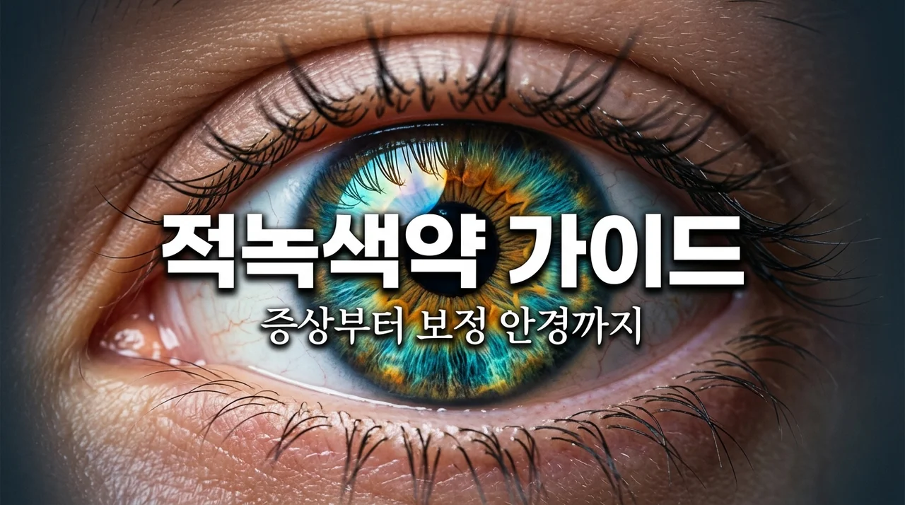 적녹색약 특징 및 유전 검사 방법: 일상생활 꿀팁과 보정 안경 총정리