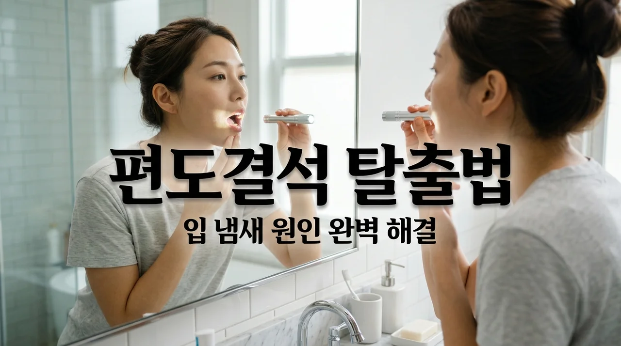 편도결석 빼는 법 5가지와 입냄새 제거 꿀팁! 치약 가글 효과 있을까?