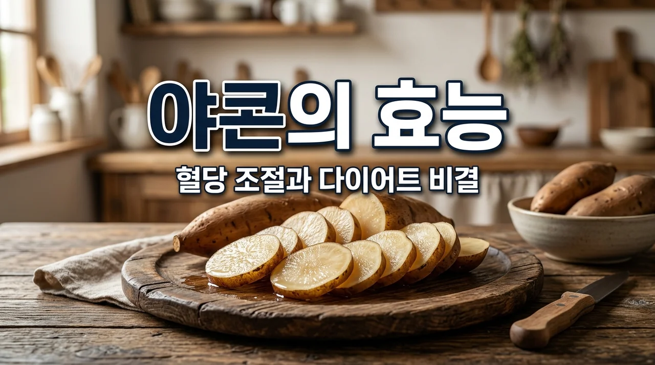 야콘 효능 7가지와 맛있게 먹는 법 | 당뇨 다이어트 식단 필수템