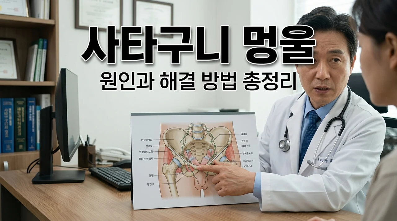 사타구니 멍울 원인 5가지와 증상별 대처법 (탈장 vs 임파선염 구분)