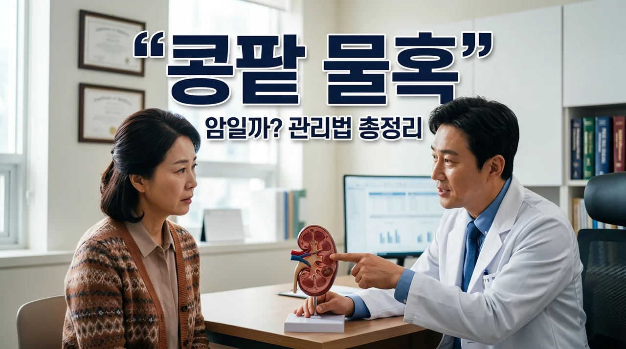 콩팥물혹 암일까? 신장 낭종 원인부터 관리법까지 완벽 정리