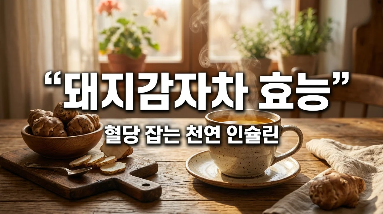 돼지감자차 효능 부작용 및 식후 혈당 잡는 올바른 복용법 가이드