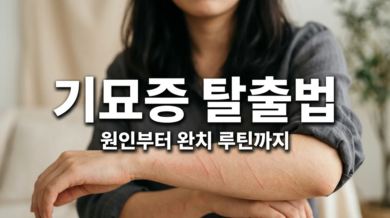 기묘증 원인과 증상 해결법: 피부에 남는 붉은 흔적 지우는 5가지 루틴