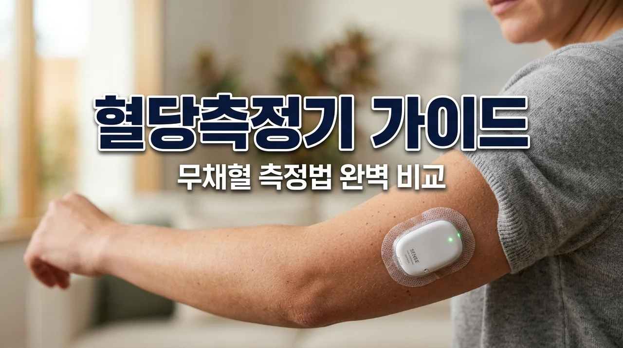 혈당측정기 추천 및 비교 가이드: 채혈 없는 무채혈 측정기 장단점 총정리