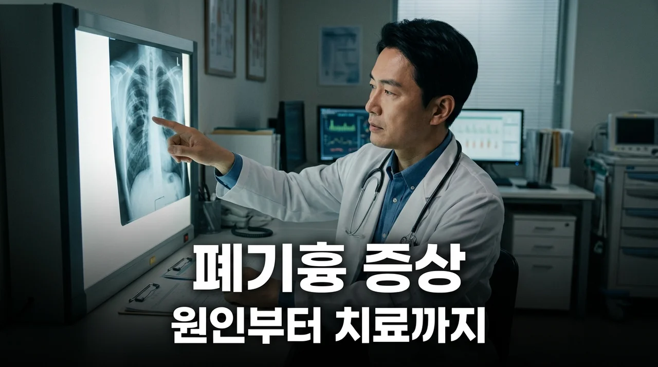 폐기흉 증상 원인과 치료법 총정리! 가슴 통증 느껴지면 필독