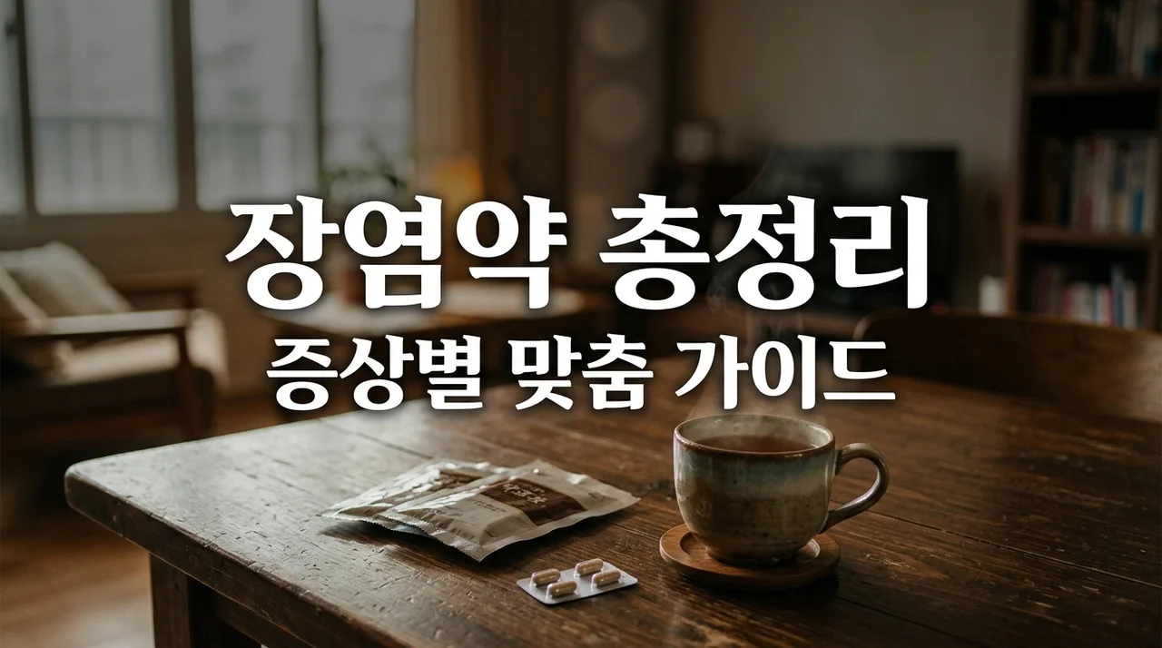 장염약 종류와 효과 총정리! 약국 약 추천 및 증상별 복용 가이드
