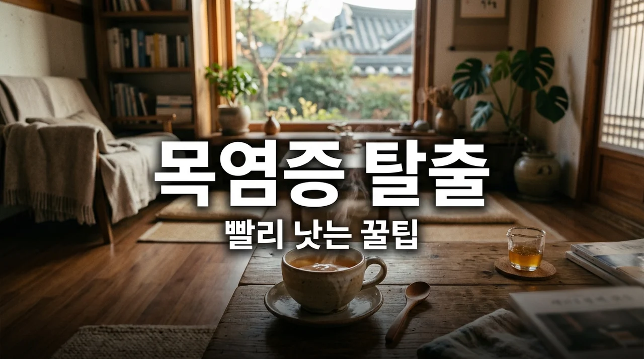 목염증 빨리 낫는 법 원인부터 좋은 음식까지 5가지 완벽 정리