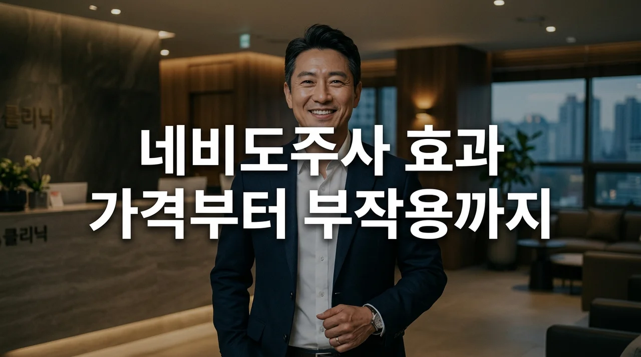 네비도주사 효과 가격 부작용 총정리 | 남성 갱년기 극복 가이드