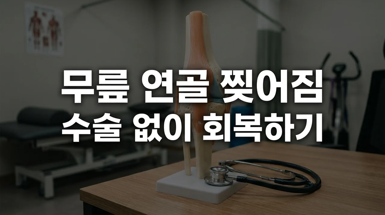 무릎연골찢어짐 증상과 치료법, 수술 꼭 해야 할까? (완전 정복)