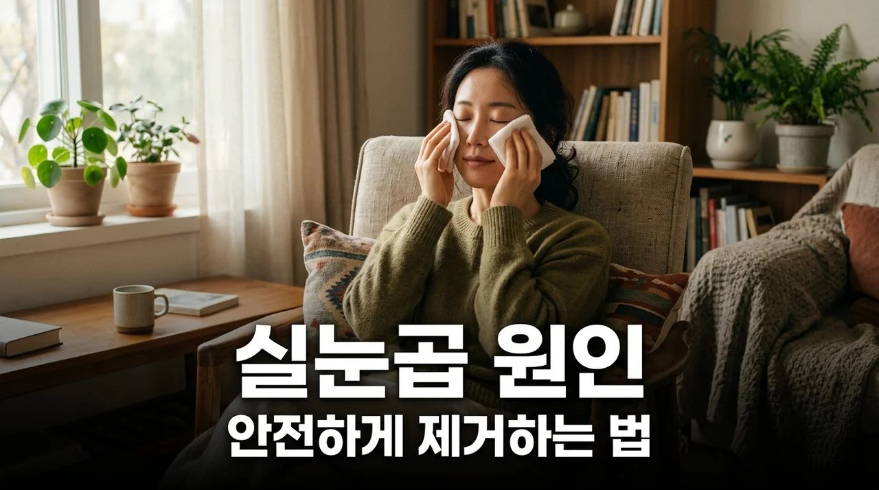 실눈곱 끼는 이유 5가지와 눈 건강을 지키는 안전한 제거 방법