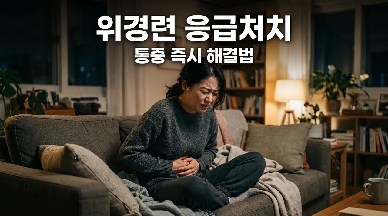 위경련응급처치 급성 통증 멈추는 법과 반드시 피해야 할 행동